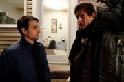 Pictured: (l-r) Ralph Macchio as Louis Marciano, Jeff Goldblum as Detective Zach Nichols