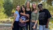 Auch wenn sie nicht alle Oliven essen mögen, helfen Josefine, Mahak, Nele, Johanna und Faith gern bei der Ernte.