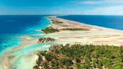 Drohnenflug über Fakarava, Tuamotu-Archipel