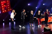 v.li.: Gery Seidl, Gernot Kulis, Malarina, Guido Cantz, Martin Frank.