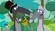 Wolfine ist sehr angetan von Wolfs Zauberkünsten.