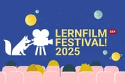 SRF school. LernFilm Festival 2025. Keyvisual.