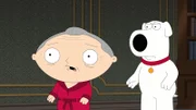 Stewie Griffin (l.); Brian Griffin (r.)