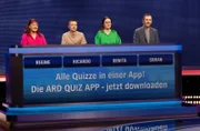 Die Kandidat:innen (v.l.n.r. am Panel): Regine Förger, Ricardo Werner, Benita Henning, Goran Ivetic.