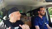 Sidney Hoffman (li.) on tour mit Kevin von PädCare e.V.
