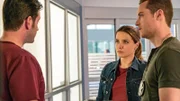 V.l.: Connor Rhodes (Colin Donnell) Erin Lindsay (Sophia Bush), Jay Halstead (Jesse Lee Soffer)