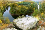 Flußmäander beim Umlaufberg (Nationalpark Thayatal).