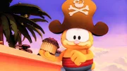 Garfield schwelgt im Überfluss.