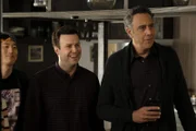 L-R: Miggy Park (Jake Choi), Will Cooper (Taran Killam) and Douglas Fogerty (Brad Garrett)