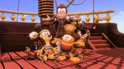 Pirat Garfield und seine Crew