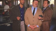 v.li.: Mike Eschenbach (Matthias Bullach), Assmann (Wolfgang Völz) und Stefan Kehler (Wolfgang Bathke).