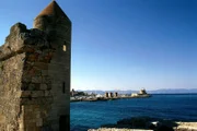 Hafen von Rhodos. Suche nach dem "Koloss von Rhodos".