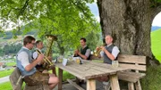 Jägerquartett im Ennstal.