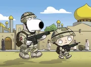 Brian und Stewie schließen sich der Infanterie an und landen im Irak, wo sie alles versuchen, um eine ehrenvolle Entlassung zu erreichen.