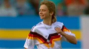 Petra Landers im Halbfinale der EM 1989.
