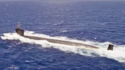 Ebenfalls Teil des Verbandes: ein Jagd-U-Boot.