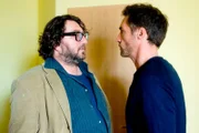 ARD/NDR TATORT: DAS GOLDENE BAND, am Sonntag um 20:15 Uhr im ERSTEN. Jan Liebermann (Benjamin Sadler) mit seinen Chef Henning Brückner (Heiko Pinkowski).