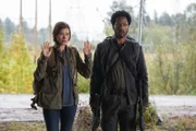 Pictured: (l-r) Amy Leonard (Peyton List) ,Broussard  (Tory Kittles)