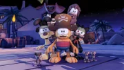 Pirat Garfield und seine Crew erleben eine Überraschung.
