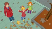 Hurra, der Herbst ist da! Das ist das perfekte Wetter, um Drachen steigen zu lassen.