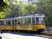 Stuttgarts Straßenbahn Linie 15.
