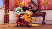 Garfield muss tanzen.