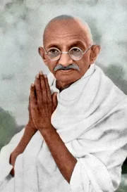 Mahatma Gandhi.
