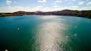 Der Laacher See - ein See vulkanischen Ursprungs.