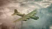 The Heinkel He 177 Greif was a large long-range heavy bomber flown by the Luftwaffe during World War II