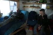 Steve Pomrenke and Doug Graham discussing next move.