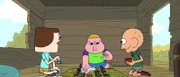 v.li.: Jeff, Clarence, Sumo