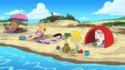 (v.l.n.r.) Francine; Hayley; Roger; Steve