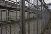 Gitter im Gefängnis in Craiova in Rumänien