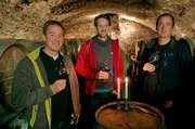 Die drei Brüder Andreas, Uli und Christian bewirtschaften das Weingut Wagner im rheinhessischen Essenheim.