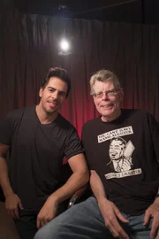 Eli Roth (l.); Stephen King (r.)
