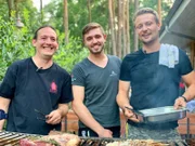L-R: Juan, Leroy und Maximilian