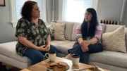 Susan Gibbons and her sister Sandy Gibbons are having conversation.