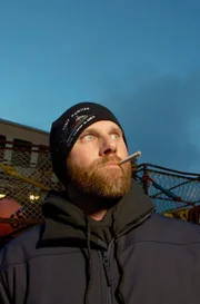 Time Bandit. Deckhand Ian Wood.