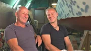 L-R: Roger Groß and his son William.