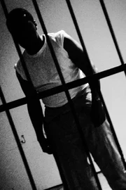 Reggie Carr in prison.