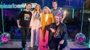 v.li.n.re.: Dr. Pop, Laura Brümmer, Christiane Olivier, Simon Stäblein und Abdelkarim (vorne)