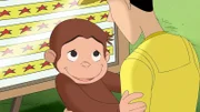 Picture shows on the right: Curious George.