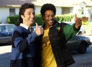(v.li.): Zach Braff (John ‚J.D.‘ Dorian), Donald Faison (Chris Turk).