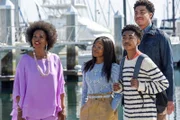 (v.li.): Jenifer Lewis (Ruby), Marsai Martin (Diane Johnson), Miles Brown (Jack Johnson), Marcus Scribner (Andre ‚Junior‘ Johnson jr.).
