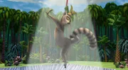 King Julien bei seiner Paradedisziplin.