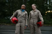 Pictured: (l-r) Travina Springer as Kylie, Briana Buckmaster as Raina Allen