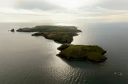 Vor der Küste von Pembrokeshire liegt Skomer Island. Die Insel ist ein Vogelschutzgebiet, in dem Trottellummen, Tordalke, Kormorane, Heringsmöwen und viele andere Seevögel nisten.