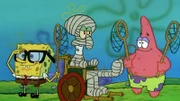 L-R: SpongeBob, Squidward, Patrick