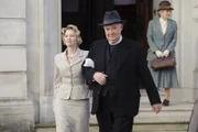 V.l.n.r.: Hester (Joanna Page), Dermot (David Calder), Miss Marple (Julia McKenzie)