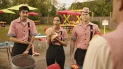 (v.l.n.r.) Behrad (Shayan Sobhian); Zari (Tala Ashe); Nate Heywood (Nick Zano)